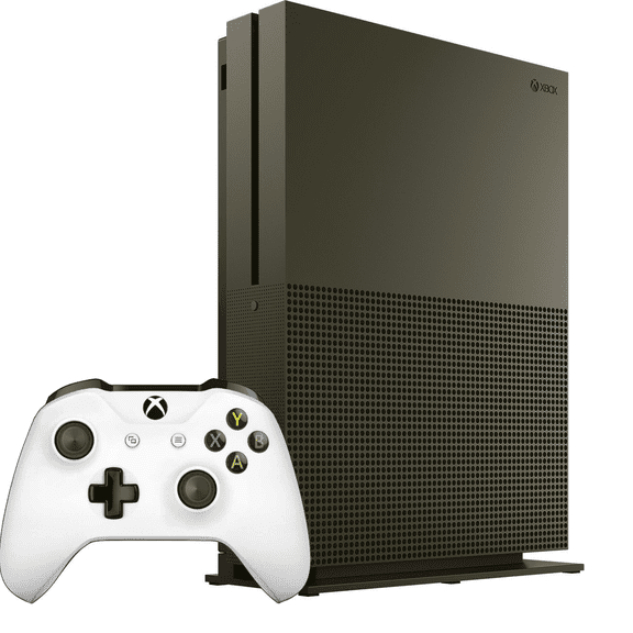 Pre-Owned Xbox One S 1TB Military Green Console W/ White Controller