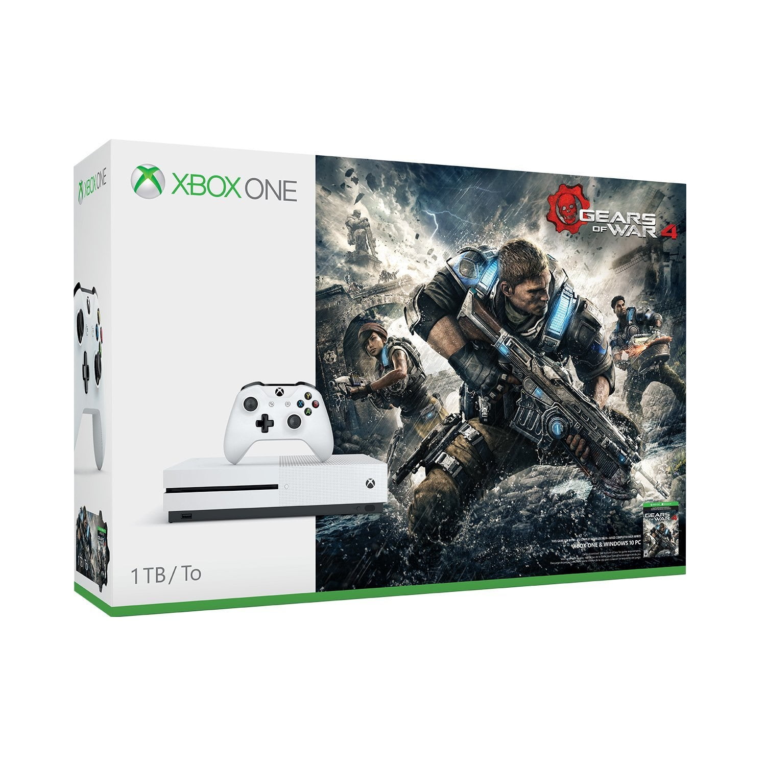 Xbox One S Gears of War 4 1 TB Bundle 