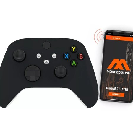 Soft Black Xbox One X SMART Custom Rapid Fire Modded Controller. FPS mods. COD Warzone