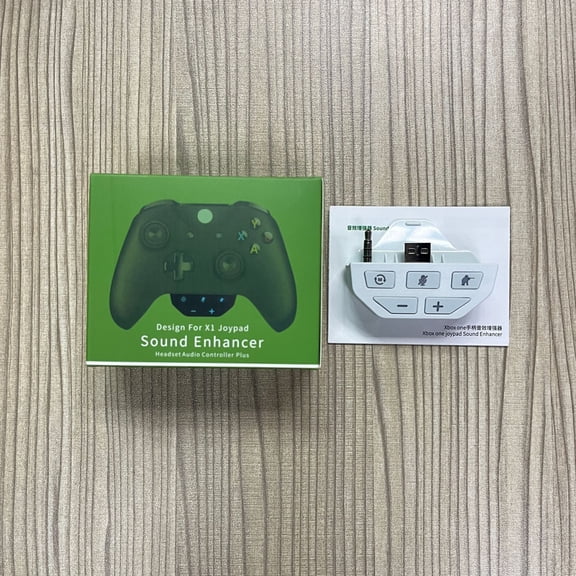 Xbox One S/Xbox Series S/X Audio Enhancer - Controller Sound Card Adapter with Headphone Jack, Surround Sound & Mic Support, Plug-and-Play | Xbox Accessories