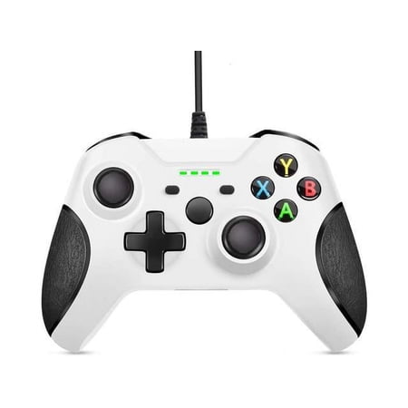 Xbox One Wired Controller, Wired Xbox One Gaming Controller USB Gamepad Joypad Controller with Dual-Vibration for Xbox One/S/X/PC with Windows 7/8/10