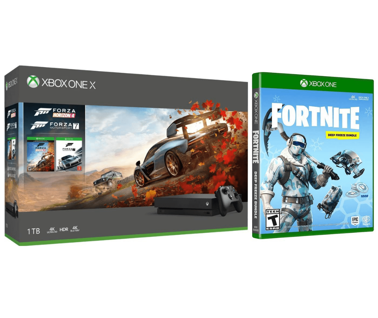  Fortnite: Deep Freeze Bundle (Xbox One) : Video Games
