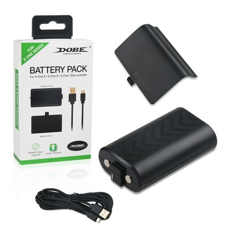 Xbox One/X/S Universal Controller Battery Pack - 1200mAh Rechargeable Battery with Custom Battery Cover | Long-Lasting Power, Easy Installation for Xbox One, One X, One S Wireless Controllers