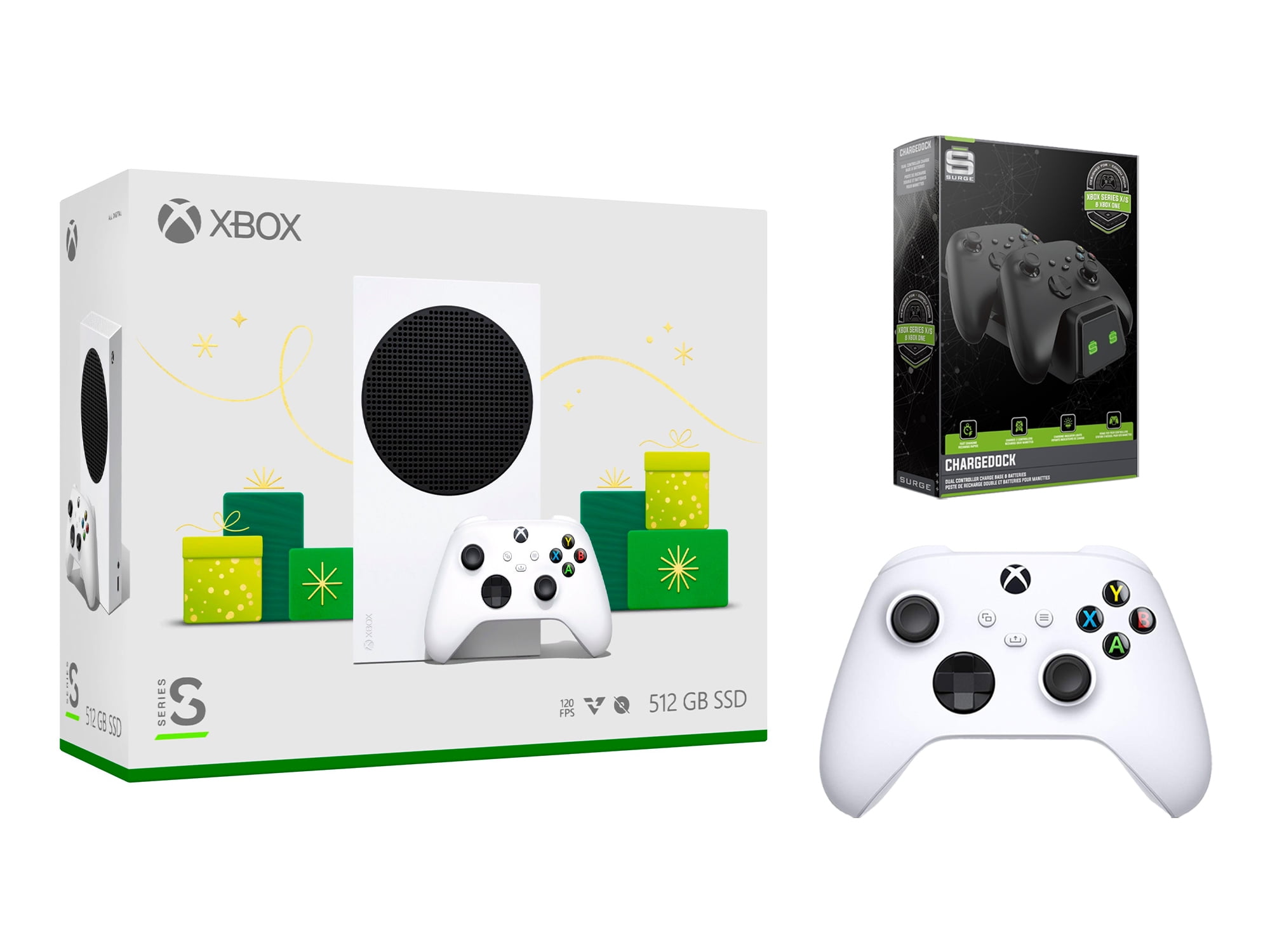 Microsoft Xbox Series S Robot White Console and Wireless Controller Bundle  with Additional 5 Games and Mytrix Chat Headset