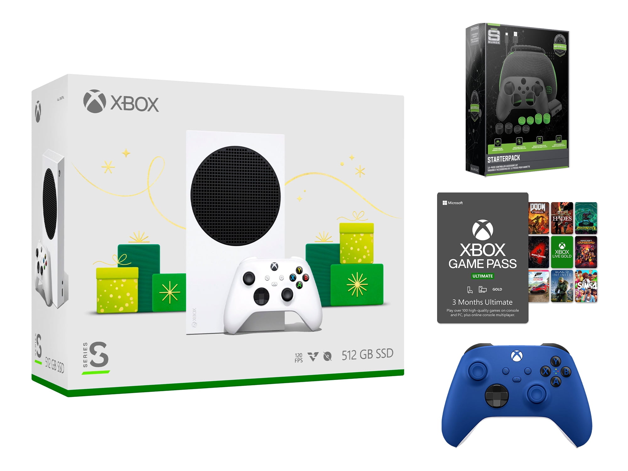 Xbox Series S Starter Bundle including 3 Months of Game Pass Ultimate 