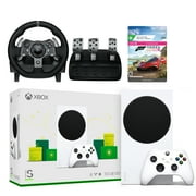 Xbox Series S All Digital 512GB SSD Gaming Console with Logitech G920 Racing Wheel Set & Forza Horizon 5