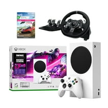 Xbox Series S All Digital 512GB SSD Gaming Console with Logitech G920 Racing Wheel Set & Forza Horizon 5