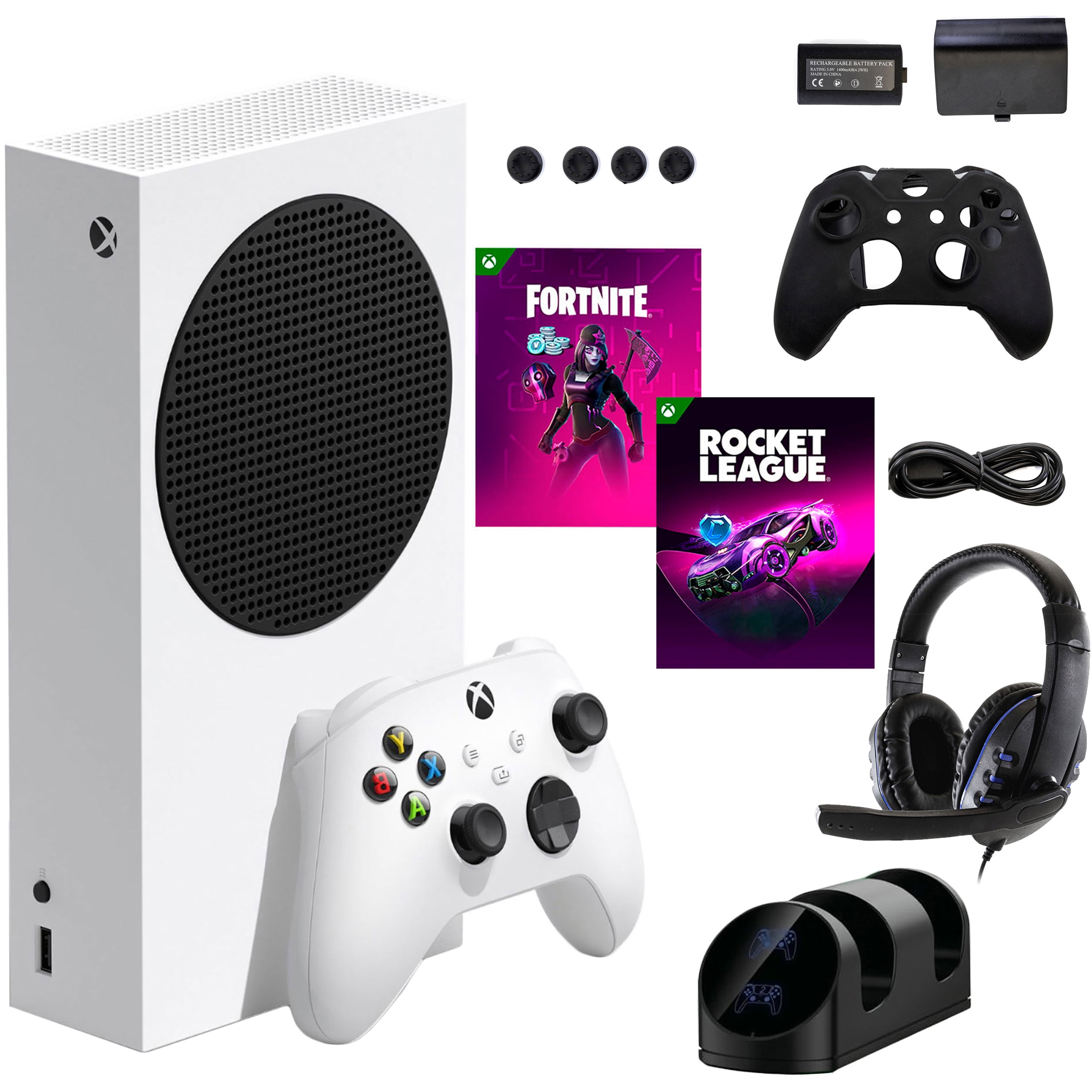 Microsoft Xbox Series S Fortnite & Rocket League Bundle 512GB Console -  White for sale online