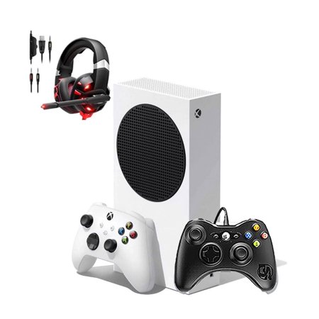 Xbox Series S Video Game Console White with 2 Controller Included BOLT AXTION Bundle Like New