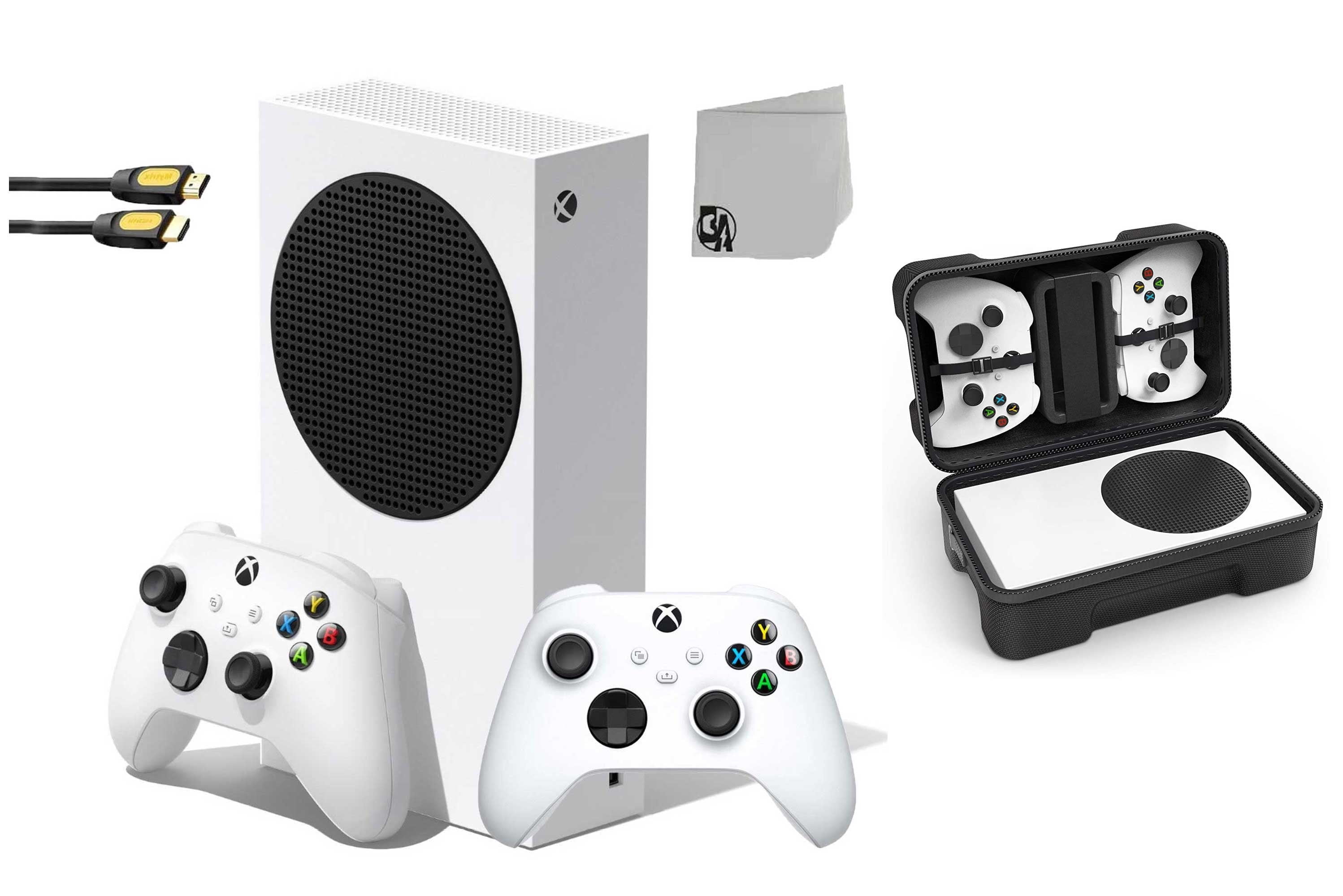 Xbox Series S Video Game Console White with Carry Case BOLT AXTION