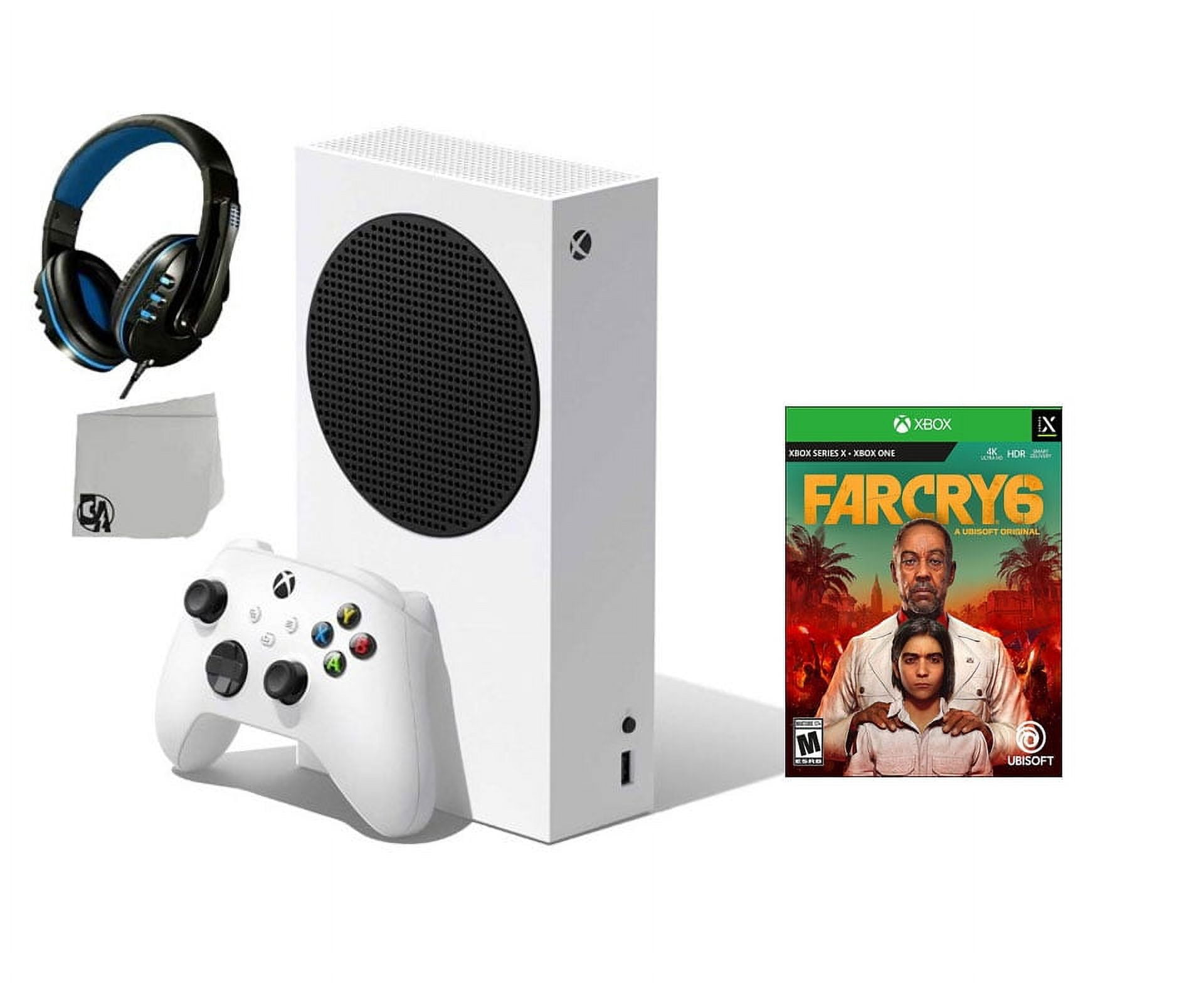 Xbox Series S Video Game Console White with Far Cry 6 BOLT AXTION Bundle  Used 