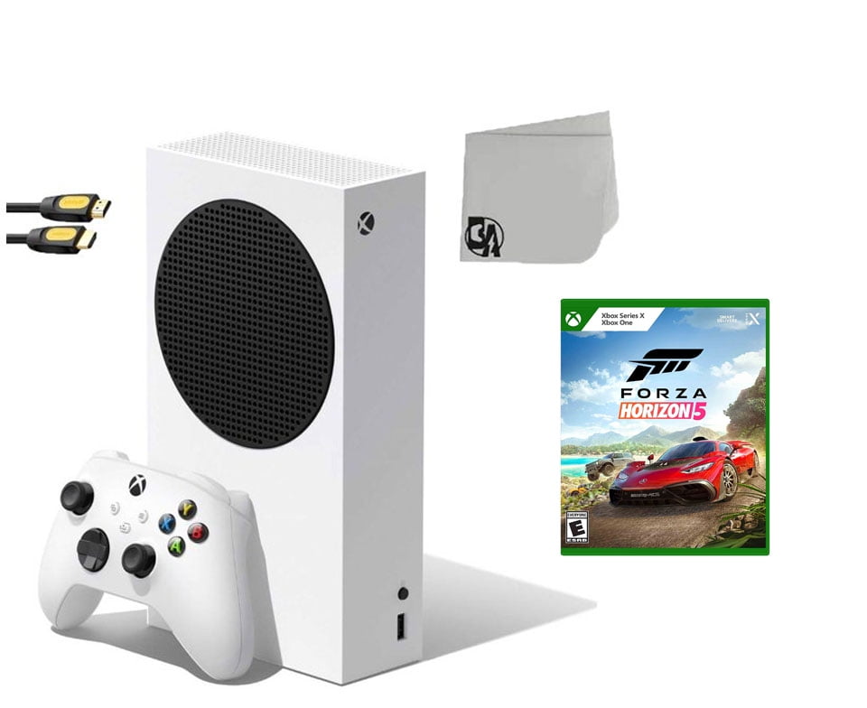 Xbox Series S Video Game Console White with Forza Horizon 5 BOLT AXTION  Bundle Like New
