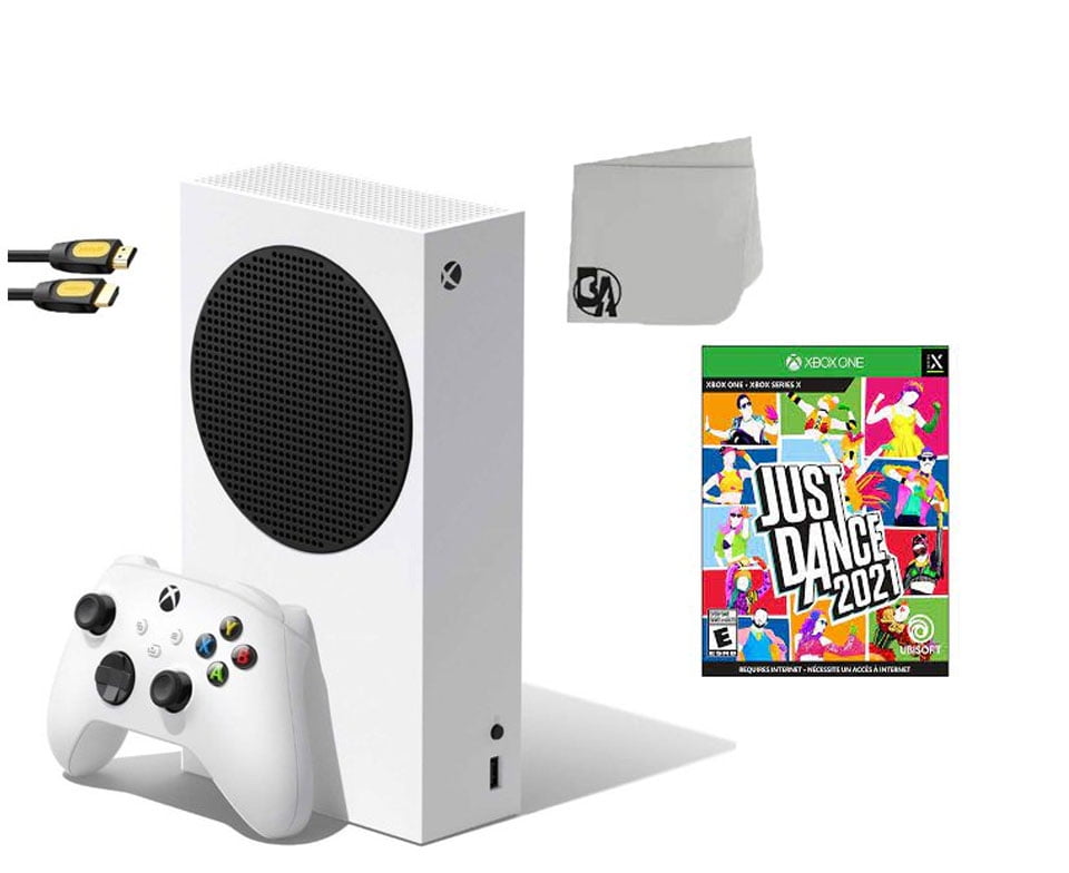 Hen imod Auto Gravere Xbox Series S Video Game Console White with Just Dance 2021 BOLT AXTION  Bundle Used - Walmart.com