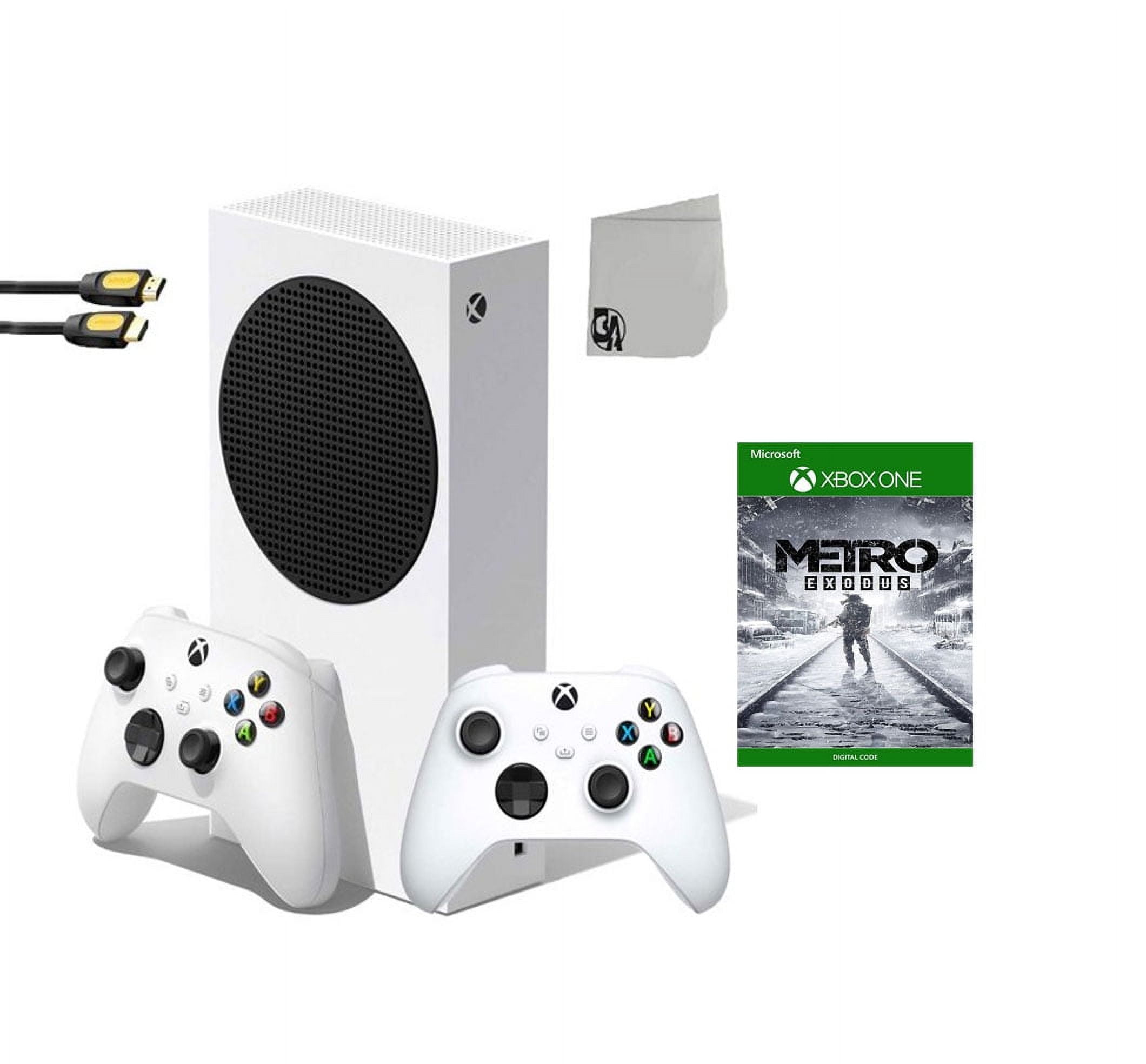 Xbox Series S Video Game Console White with Metro Exodus BOLT