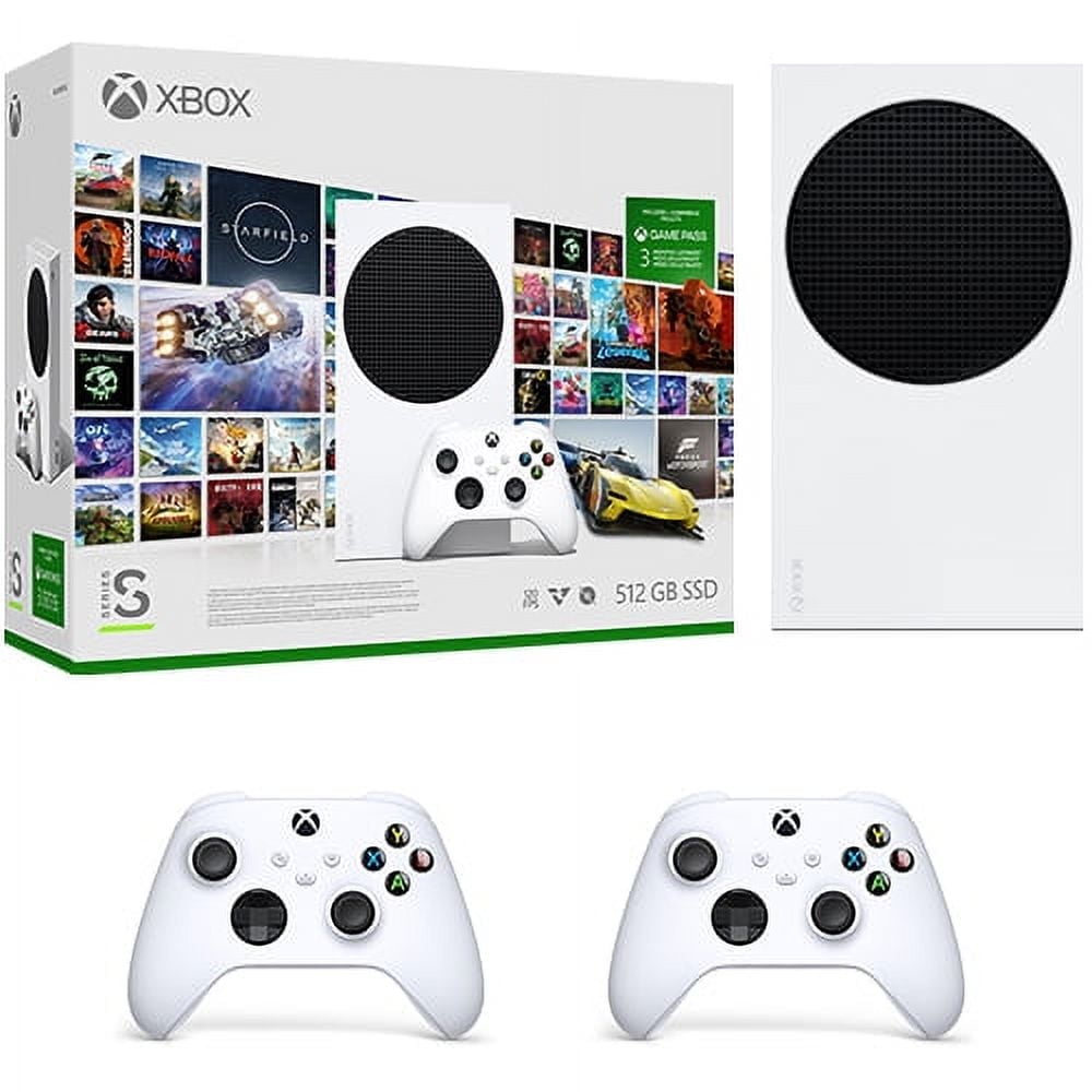 2023 Newest Edition-Microsoft Xbox-Series-S 512GB SSD– White Wireless  Controller with Xbox Game Pass Ultimate: 1 Month and SUPERE High Speed HDMI  Cable 