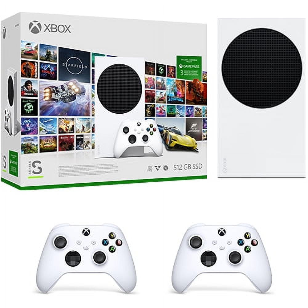 Xbox Series S + Xbox Wireless Controller Robot White + 3 Month Game Pass - image 1 of 18