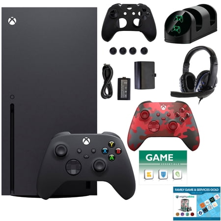Xbox Series X 1TB Console with Extra Daystrike Controller Accessories Kit and 2 Vouchers