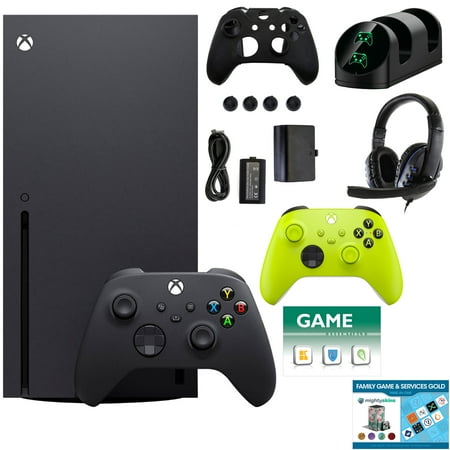 Xbox Series X 1TB Console with Extra Volt Controller Accessories Kit and 2 Vouchers