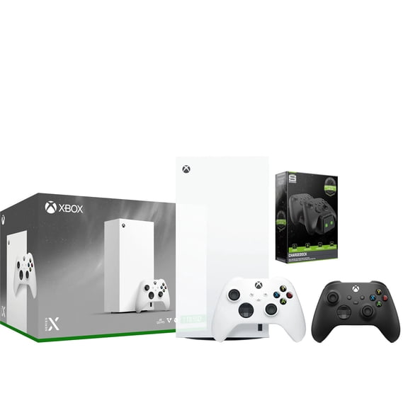 Xbox Series X 1TB Digital Console with Extra Controller and Charge Dock Bundle - Carbon Black