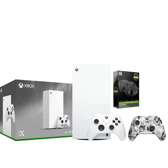 Xbox Series X 1TB Digital Console with Extra Controller and Charge Dock Bundle - Storm Breaker