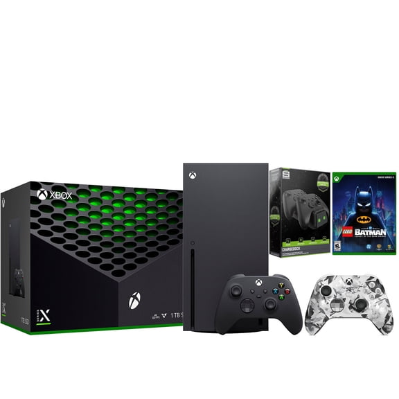 Xbox Series X 1TB Disc Console with Extra Controller and Charge Dock Bundle - Storm Breaker