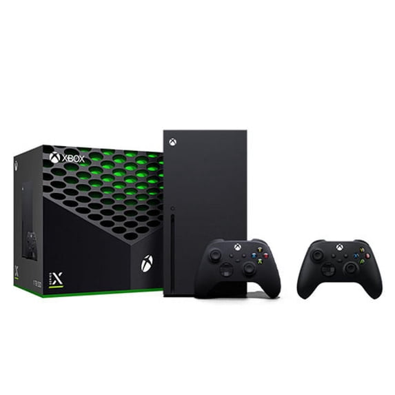 Xbox Series X 1TB SSD Console w/ Xbox Wireless Controller Carbon Black + Extra Xbox Wireless Controller Carbon Black