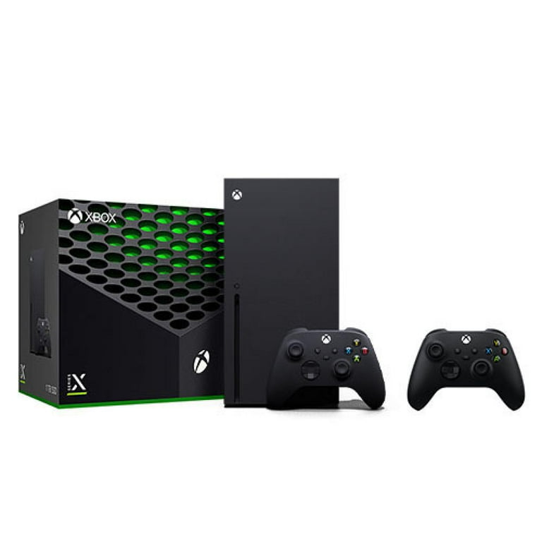 Xbox Series X 1TB SSD Console w/ Xbox Wireless Controller Carbon Black +  Extra Xbox Wireless Controller Carbon Black