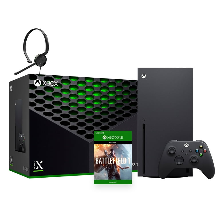 Xbox Series X Console Bundle - Flagship Xbox 1TB SSD Black Gaming 