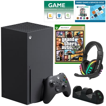 Xbox 2 Vouchers Series X Console with Accessories Mega Voucher, Black