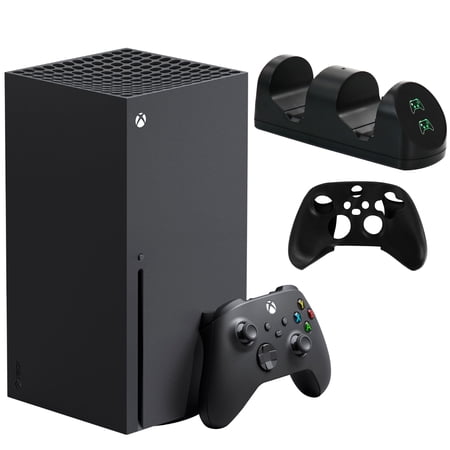 Xbox Series X Console with Dual Charger and Silicone Sleeve