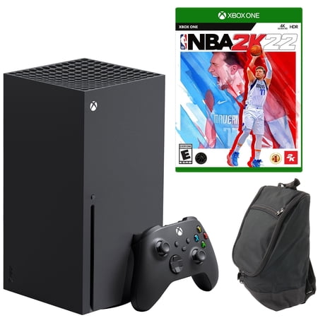 Xbox Series X Console with NBA 2K22 Game and Carry Bag