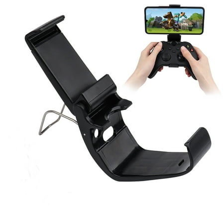 Controller Phone Mount Holder Compatible with iPhone Android, Xbox Series X, Playstation 4 Dualsense Gaming Controller Remote Play Backbone Clip-Black