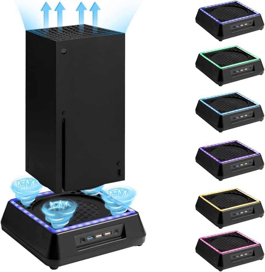 Xbox Series X Cooling Fan Adjustable Speed System, Low Noise, Extra