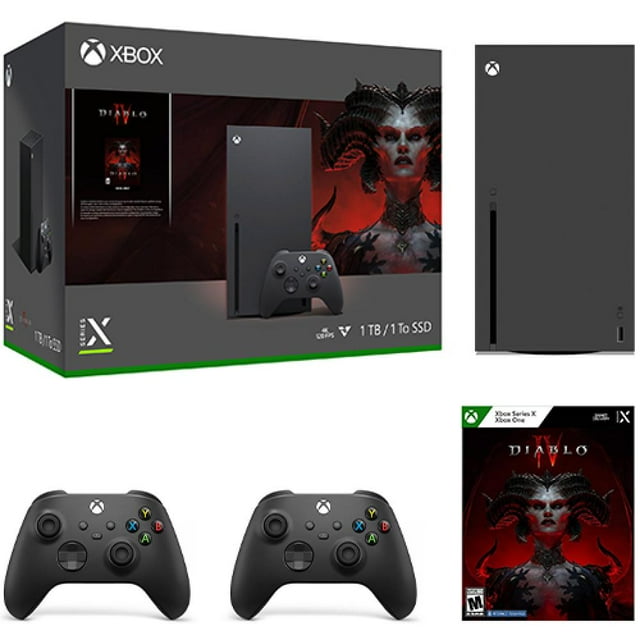 Xbox Series X Diablo IV Bundle with 1TB SSD & Carbon Black Wireless ...