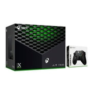 Xbox Series X Gaming Console Bundle - 1TB SSD Black Flagship Xbox with Two Xbox Wireless Controllers