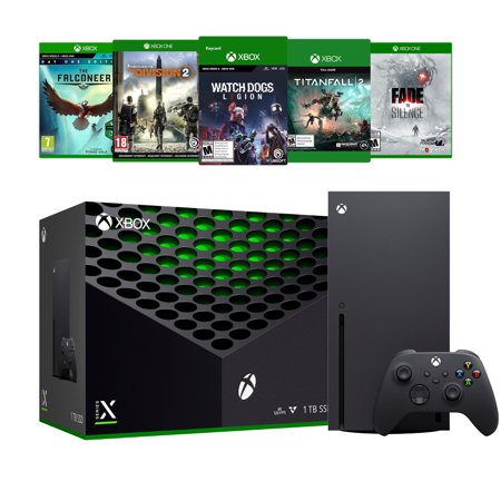 Xbox Series X Latest Flagship 1TB SSD Console Bundle with Five Games - Region Free Console