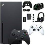 Xbox Series X Microsoft 1TB Console with Extra White Controller Accessories Kit
