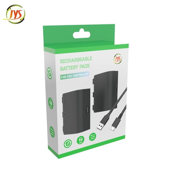 Xbox Series X/S Controller Charging Dock with Rechargeable Batteries, Fast Charging Station for Xbox One/Xbox Series X/S Controllers, Dual Xbox Gamepad Charger with Rechargeable Battery Packs