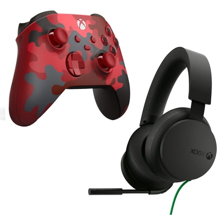 Xbox Series X/S Controller in Camo with Headset
