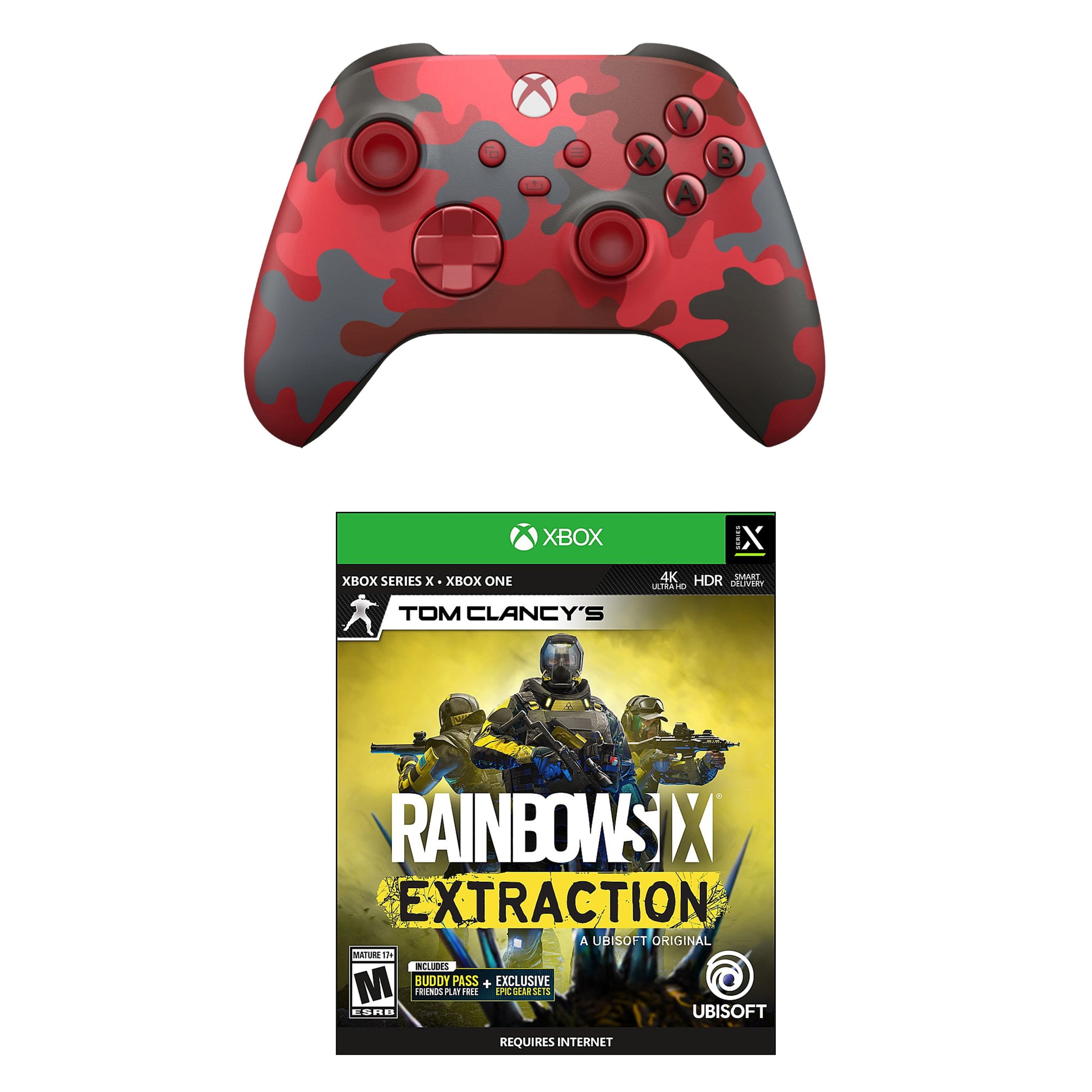 Xbox Series X/S Controller in Daystrike Camo with Rainbow Six Extraction