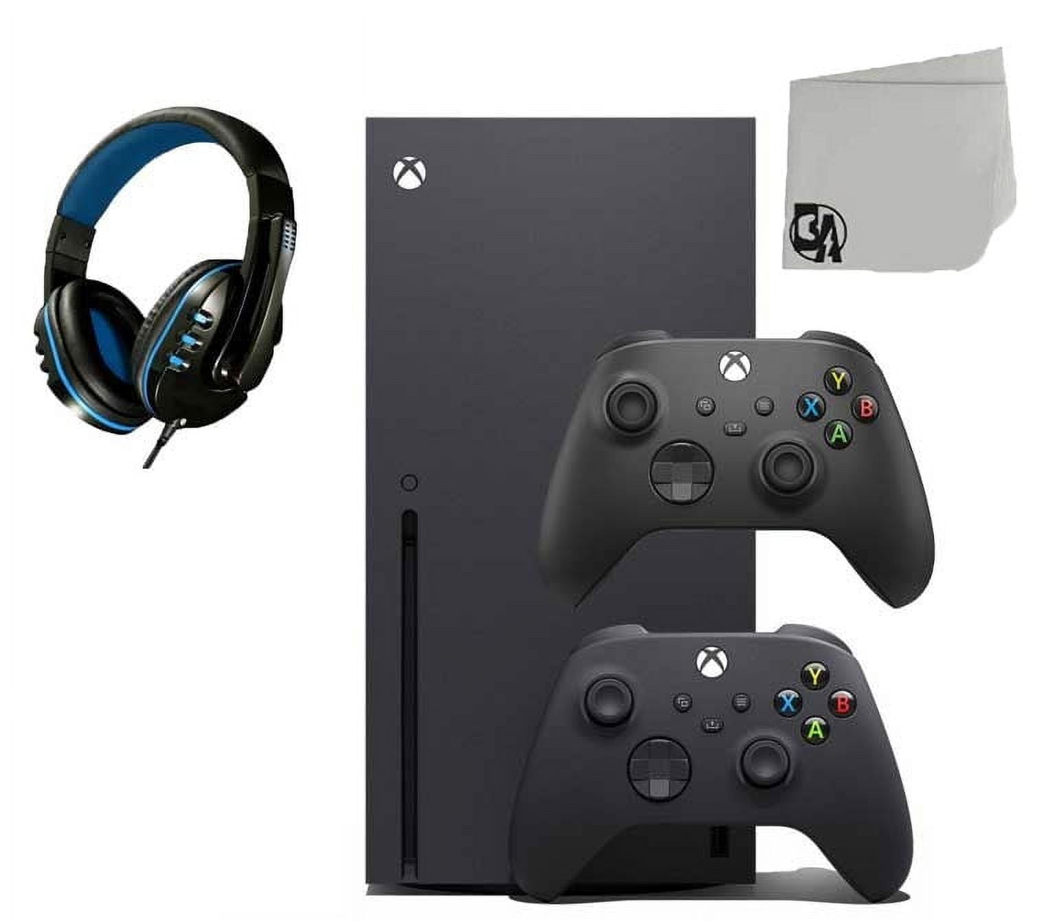 Xbox Series X Video Game Console Black with The Elder Scrolls Online BOLT  AXTION Bundle with 2 Controller Like New