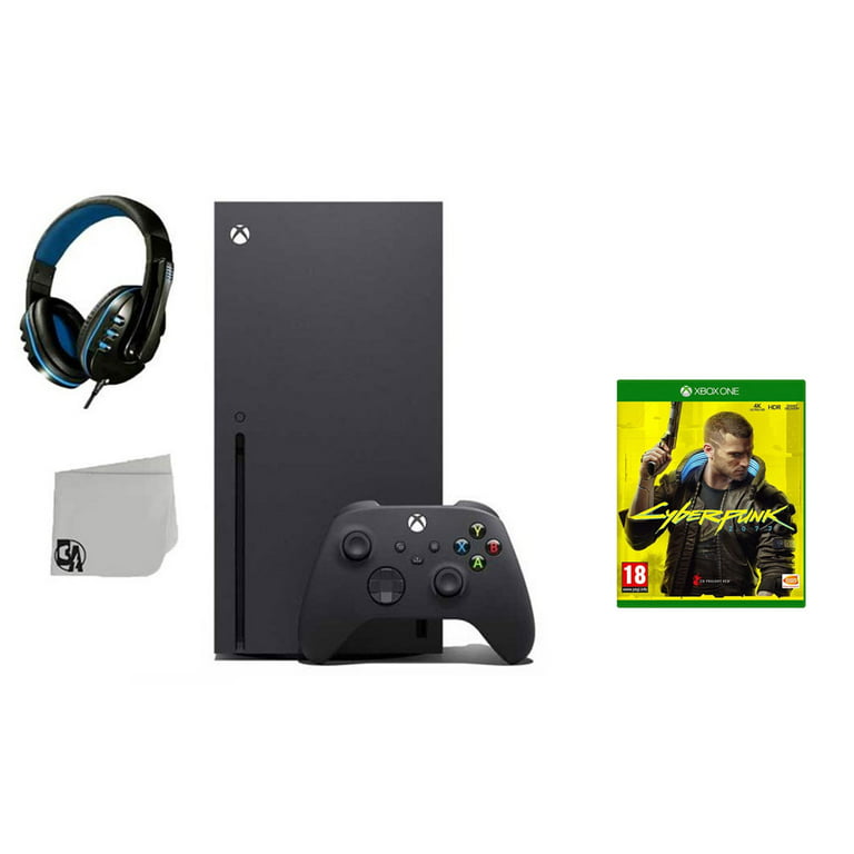 Xbox Series X Video Game Console Black with Cyberpunk 2077 BOLT AXTION  Bundle Like New 