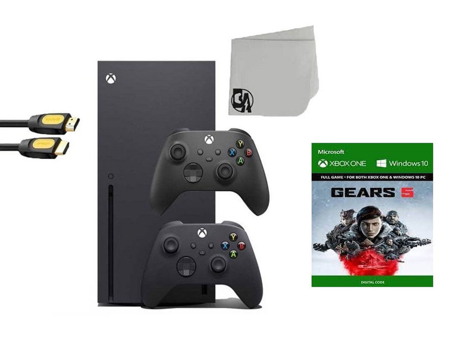 Xbox Series X Video Game Console Black with Gears 5 BOLT AXTION