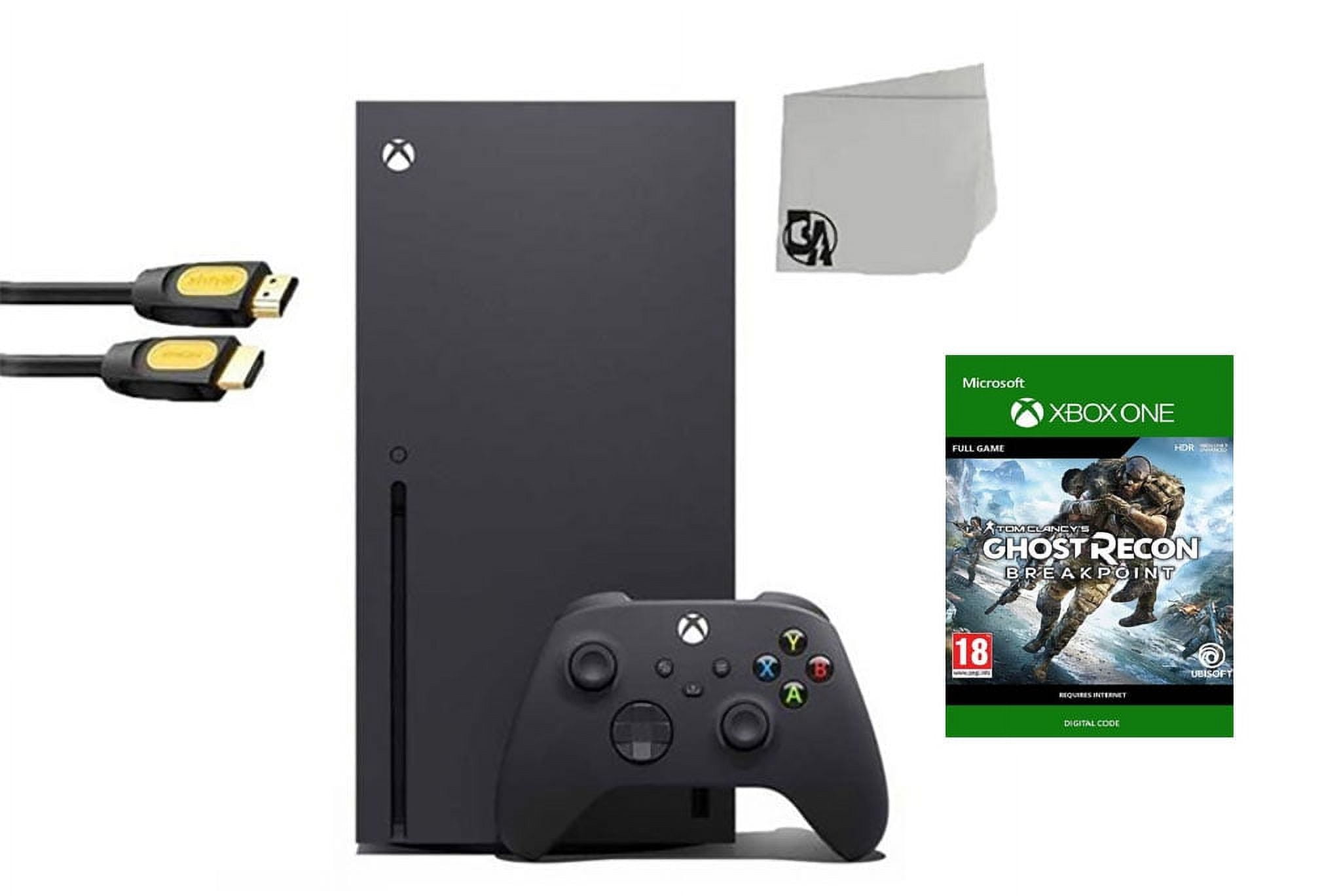 Microsoft Xbox Series X–Gaming Console System- 1TB SSD Black X Version with  Disc Drive Bundle with Minecraft Full Game and MTC14 High Speed HDMI Cable  