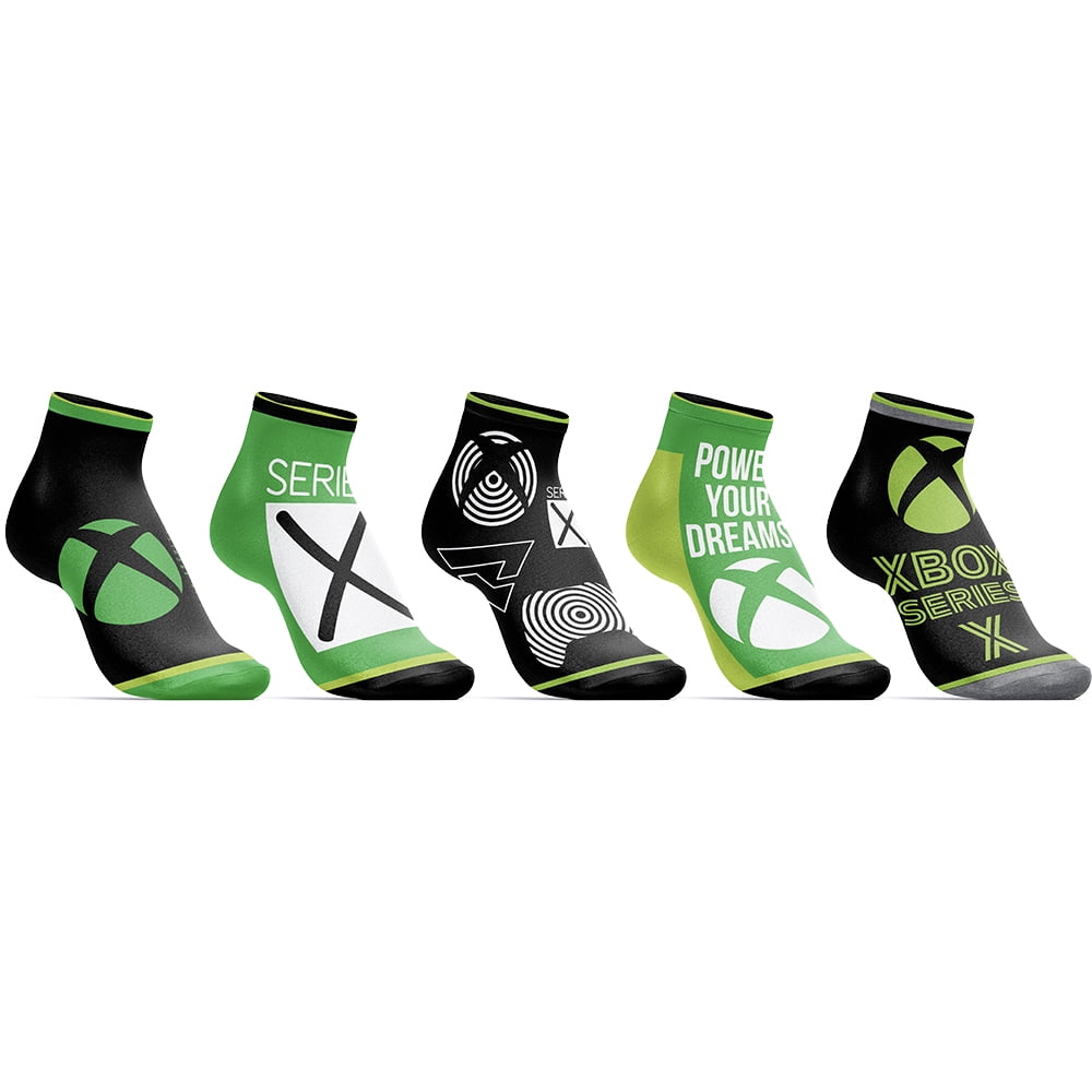 Xbox gaming casual Ankle Socks Set for Boys 5Pack