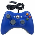 Xbox360 Wired Pc Game Controller Blue Classic Gaming Console Childhood