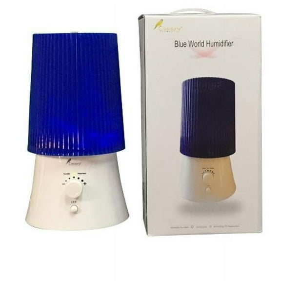 Xbrand Modern Blue World Humidifier, 12.6 Inch Tall