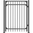 thumbnail image 1 of Xcel Cortina Anti Rust Fence Gate, Black Steel, 5' x 4', 3 Count, 1 of 4