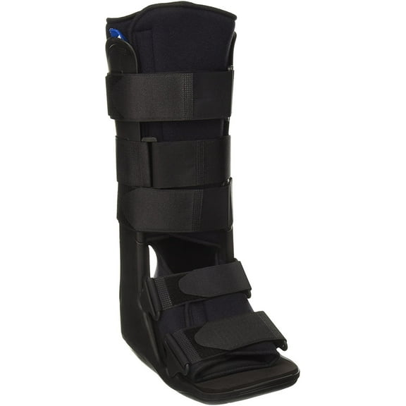XcelTrax Walker Boot, Tall, Small, Female Size 6 8 / Male Size 4.5 7 Left or Right Foot, 1 Count