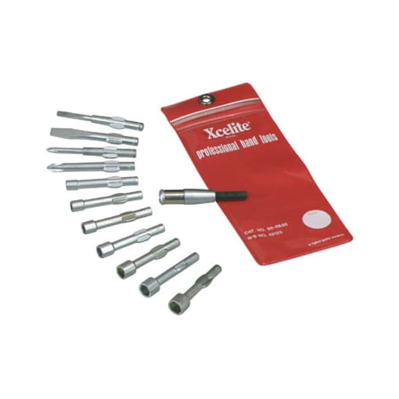 Xcelite 99PA50N Hex Power Bit Adapter Set